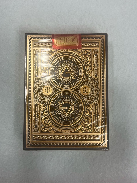 Theory 11 Other - Black Edition 12-16 GUILD oF ARTISANS Theory 11 Las Vegas Playing Cards Sealed